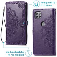 imoshion Etui de téléphone portefeuille Mandala Moto G 5G