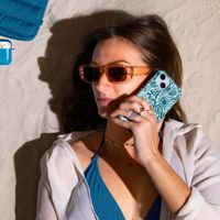 Selencia Coque arrière Vivid Tough iPhone 11 - Tropical Vibes Light Blue