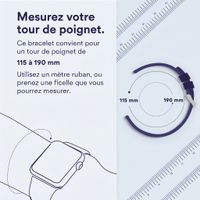 imoshion Bracelet en nylon Alpine Samsung Galaxy Watch 8 (40/44mm) / Classic (46mm) - Bleu foncé