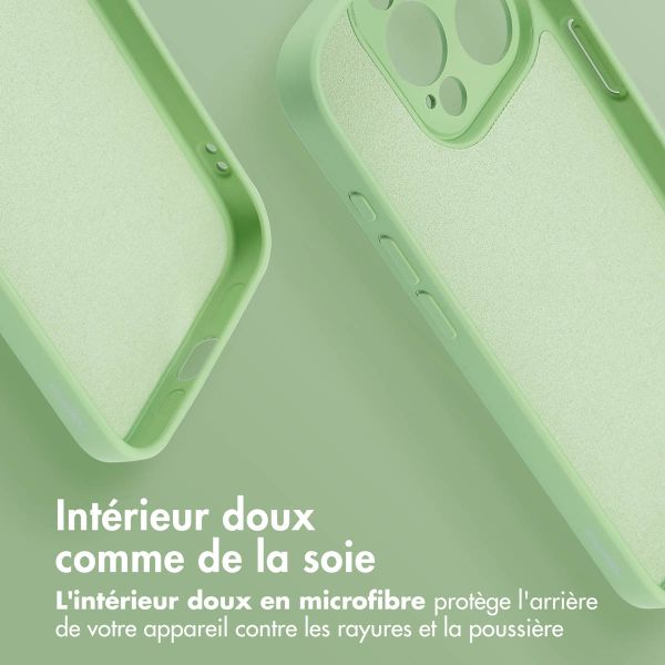 imoshion Coque Couleur avec MagSafe Apple iPhone 15 Pro - Vert
