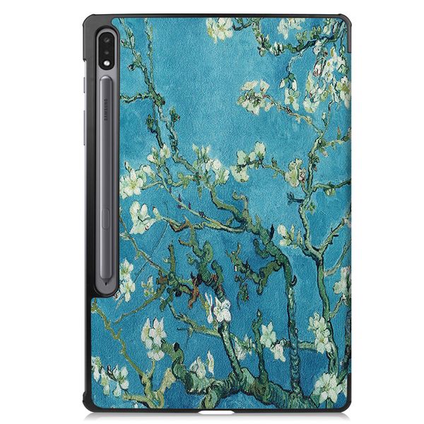 imoshion Coque tablette Design Trifold Galaxy Tab S8 Plus / S7 Plus / S7 FE 5G - Green Plant