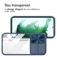 imoshion Coque arrière Camslider Samsung Galaxy S23 FE - Bleu foncé