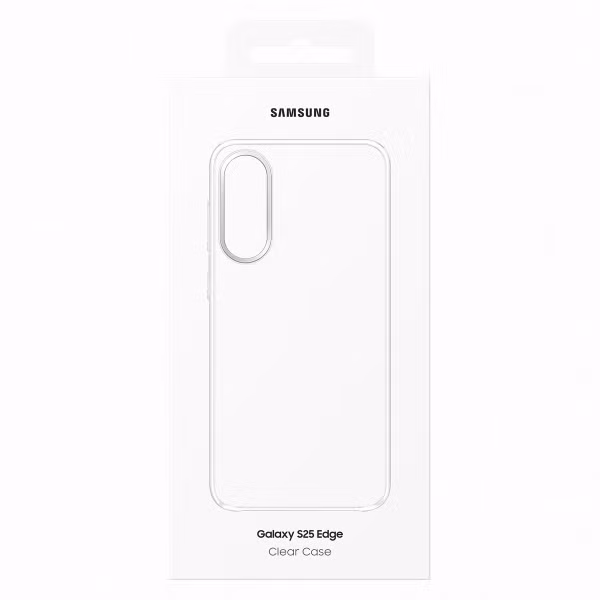 Samsung Original Coque rigide Clear Samsung Galaxy S25 Edge - Clear