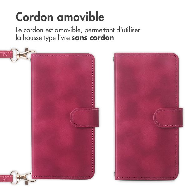 imoshion Etui de télephone portefeuille avec cordon Samsung Galaxy A56 - Rouge