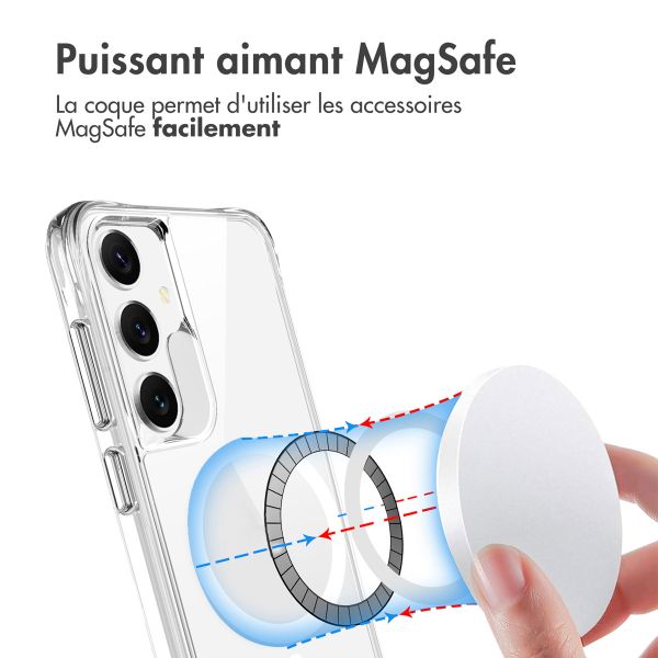 imoshion Coque Rugged Air MagSafe Samsung Galaxy S24 FE - Transparent