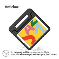 imoshion Coque kidsproof avec poignée Apple iPad 9 (2021) 10.2 pouces / iPad 8 (2020) 10.2 pouces / iPad 7 (2019) 10.2 pouces - Noir
