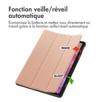 imoshion Coque tablette Trifold Lenovo Tab (2025) - Rose Gold