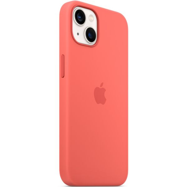 Apple Coque en silicone MagSafe Apple iPhone 13 Mini - Pink Pomelo