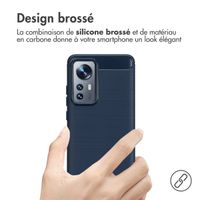 imoshion Coque Brushed Xiaomi 12 / 12X - Bleu foncé