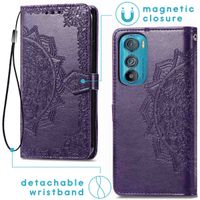 imoshion Etui de téléphone portefeuille Mandala Motorola Edge 30 - Violet