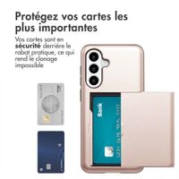 imoshion Coque arrière avec porte-cartes Samsung Galaxy A36 / A56 - Rose Doré