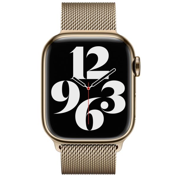 Apple Bracelet à boucle Milanais Apple Watch Series 1 á 9 / SE (38/40/41 mm) | Series 10 (42 mm) - Gold