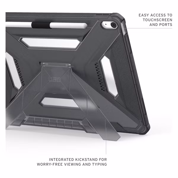 UAG Coque tablette Scout Apple iPad Air 13 pouces (2026) M4 / (2025) M3 / (2024) M2 - Ash