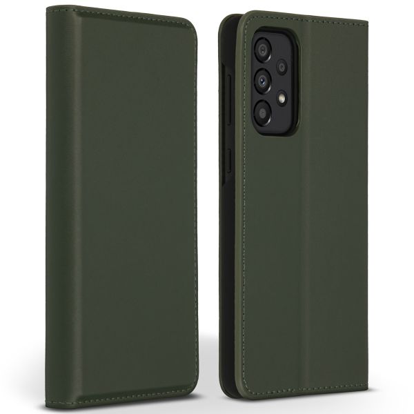 Accezz Étui de téléphone Slim Folio en cuir de qualité supérieure Samsung Galaxy A33 - Vert