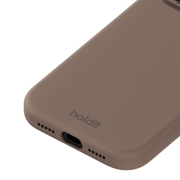 Holdit Coque Silicone Apple iPhone 17 Pro - Mocha Brown