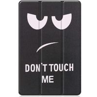 imoshion Coque tablette Trifold Lenovo Tab P11 Pro (2nd gen) - Don't touch