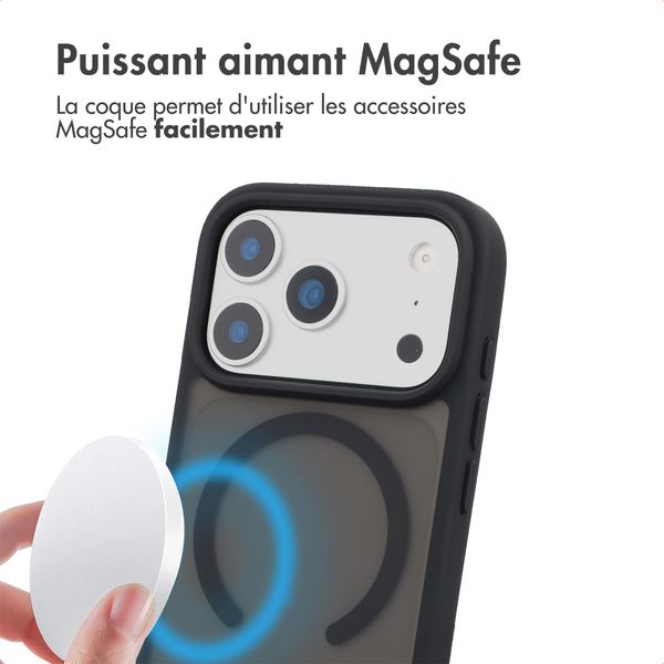 imoshion Coque Color Guard avec MagSafe Apple iPhone 17 Pro - Noir
