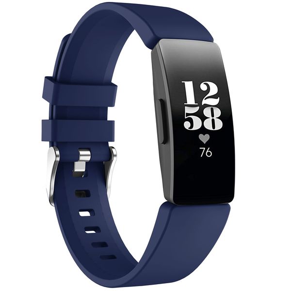 imoshion Bracelet silicone le Fitbit Inspire - Bleu foncé