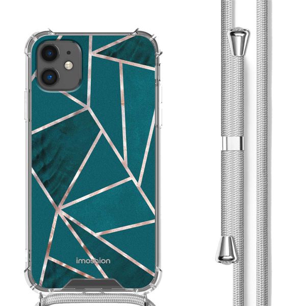 imoshion Coque Design avec cordon iPhone 11 - Petrol Green Graphic