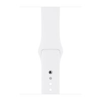 Apple Bracelet Sport Apple Watch Series 1 - 9 / SE (38/40/41 mm) | Series 10 / 11 (42 mm) - Taille M/L - Blanc