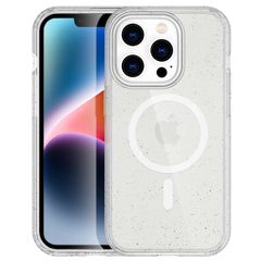 imoshion Coque Pailletée avec MagSafe Apple iPhone 14 Pro - Paillettes Transparent