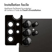 imoshion Lot de 2 protections d'objectif de caméra Samsung Galaxy S25 Ultra - Noir