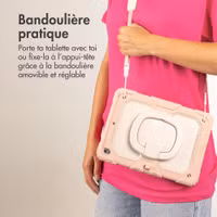 imoshion Coque tablette kidsproof Rugged Samsung Galaxy Tab A11 Plus / A9 Plus - Rose