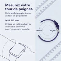 imoshion Bracelet Ocean en silicone Samsung Galaxy Watch 8 (40/44mm) / Classic (46mm) - Noir