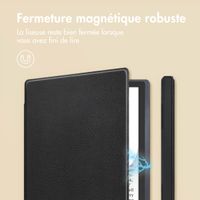 imoshion Étui de liseuse portefeuille Slim Soft Pocketbook InkPad Color 3 / InkPad 4 - Noir