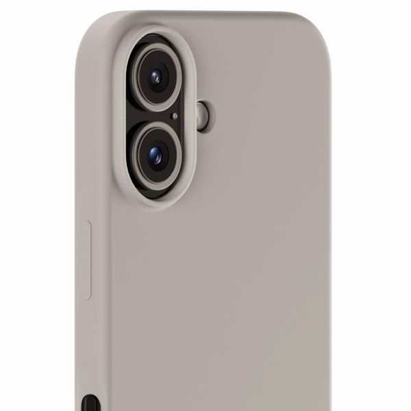 Holdit Coque Silicone Apple iPhone 16 - Taupe