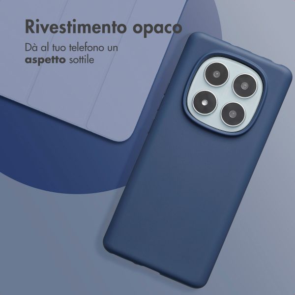 imoshion Coque Couleur Xiaomi Redmi Note 14 Pro (4G) - Bleu foncé