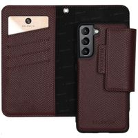 Selencia Etui portefeuille serpent amovible 2-en-1 Galaxy S21 Plus