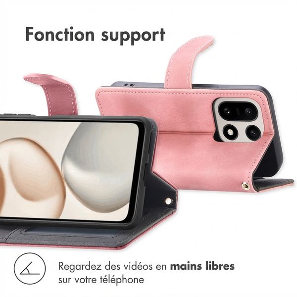 imoshion Etui de télephone portefeuille avec cordon OnePlus 15 - Rose