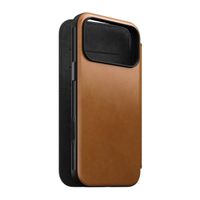 Nomad Étui de télephone portefeuille Modern Leather Folio Apple iPhone 17 Pro Max - English Tan