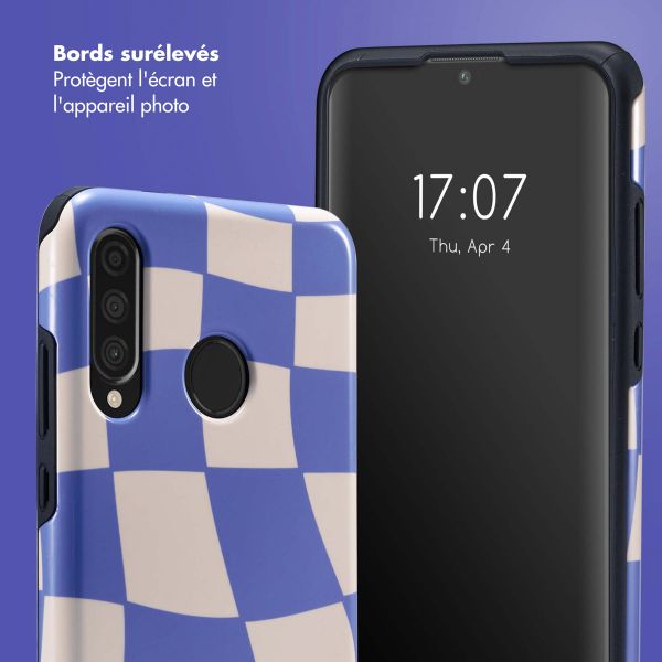 Selencia Coque arrière Vivid Tough Huawei P30 Lite - Groovy Sapphire Blue