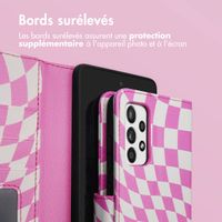 imoshion ﻿Étui de téléphone portefeuille Design Samsung Galaxy A52(s) (5G/4G) - Retro Pink