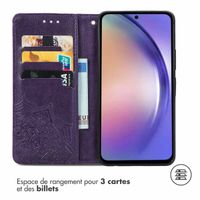 imoshion Etui de télephone Mandala Samsung Galaxy A55 - Violet