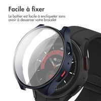 imoshion Coque rigide à couverture complète Samsung Galaxy Watch 6 - 40 mm - Bleu foncé