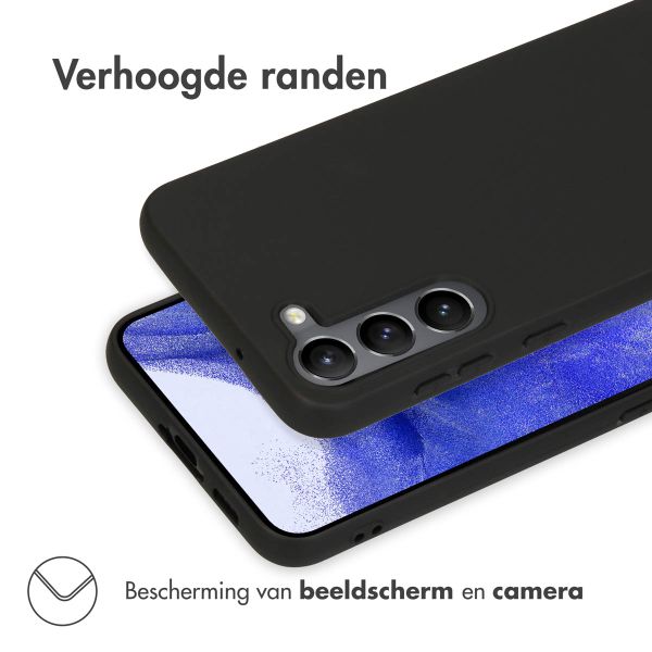 Accezz Coque Couleur Samsung Galaxy S23 Plus - Noir