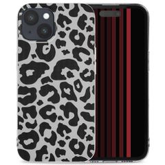 imoshion Coque Design iPhone 15 - Leopard / Noir