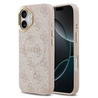 Guess Coque MagSafe Classic avec logo 4G Apple iPhone 17 - Rose