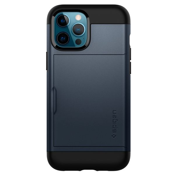 Spigen Coque Slim Armor CS iPhone 12 Pro Max - Metal Slate