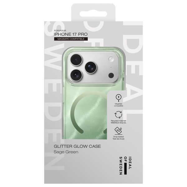 iDeal of Sweden Coque Clear MagSafe Apple iPhone 17 Pro - Sage Green
