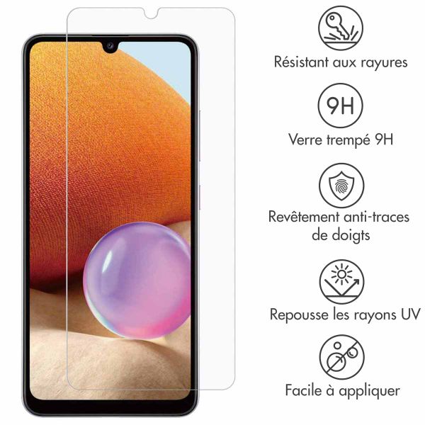 Accezz Protection d'écran en verre trempé Samsung Galaxy A32 (4G)