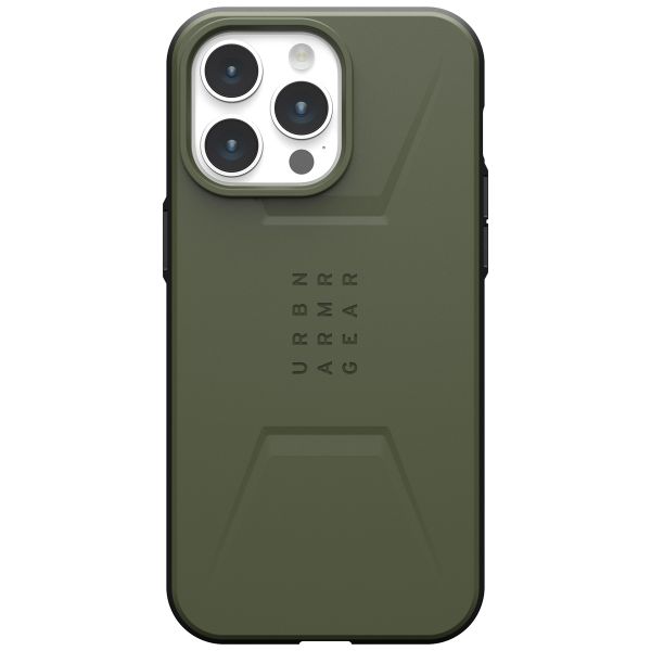 UAG Coque Civilian MagSafe iPhone 15 Pro Max - Olive Drab