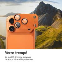 imoshion Protection Caméra en verre trempé 2 Pack Apple Apple iPhone 17 Pro Max - Cosmic Orange