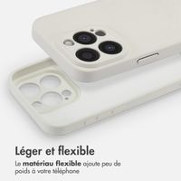 imoshion Coque Couleur avec MagSafe iPhone 15 Pro - Beige