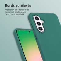 imoshion Coque de couleur avec cordon amovible Samsung Galaxy A36 / A56 - Vert foncé