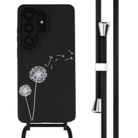 imoshion Coque design en silicone avec cordon Samsung Galaxy S26 Ultra - Dandelion Black