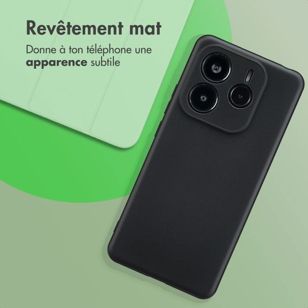imoshion Coque Couleur Xiaomi Redmi Note 14 (5G) - Noir